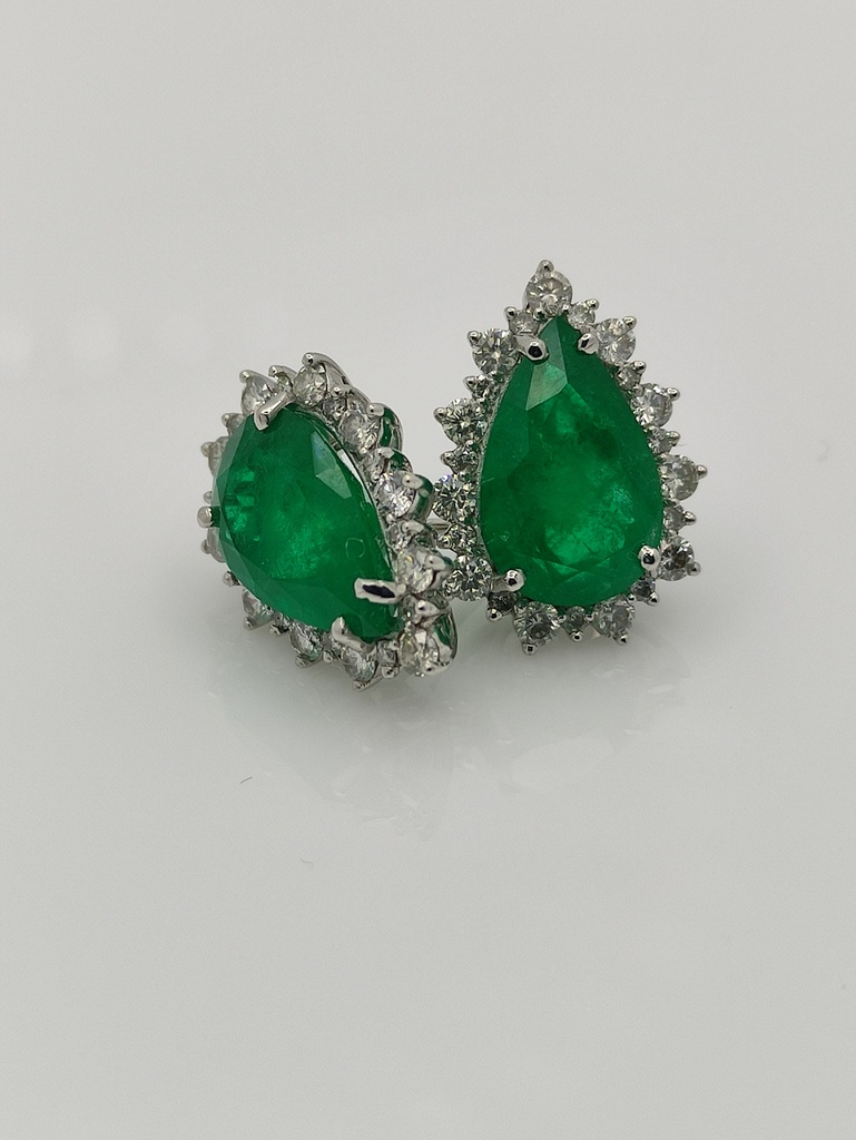 Earring ECOL 6.07Ct/D 0.97Ct/4.22g WG
