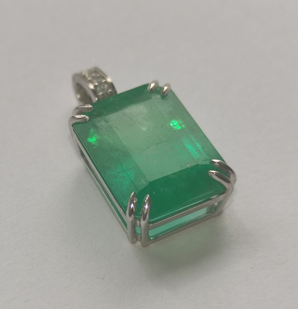 Necklace Rectangular ECOL 12.19Ct/D 0.11Ct/2.58g WG