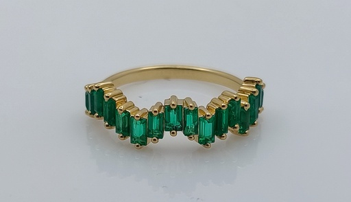 [23] Ring Baguette ECOL 1.16Ct/2.59g WG
