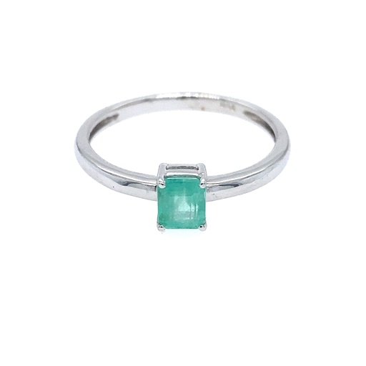 [32] Ring Square ECOL 0.54Ct/2.09g WG