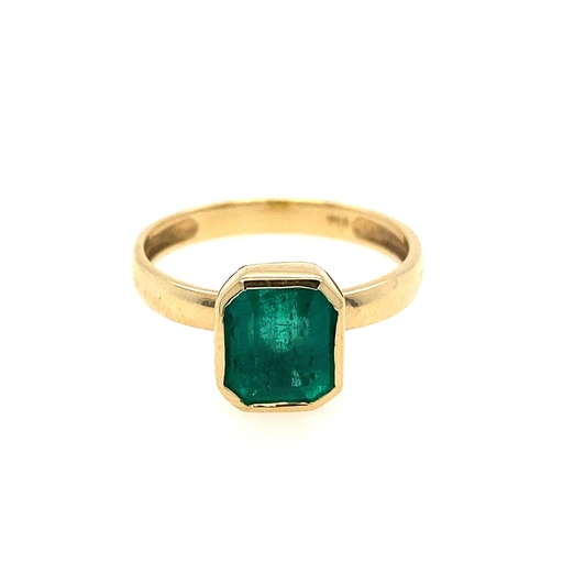 [45] Ring Rectangular ECOL 1.7Ct/3.59g YG